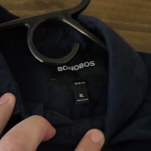 Bonobos Dark Blue Slim Fit Shirt XL